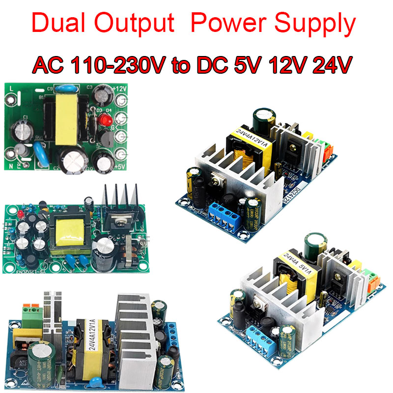 Smps Power Supply - デュアル出力絶縁スイッチング電源モジュール降圧降圧コンバータ AC-DC 110V-230V から 5V 12V