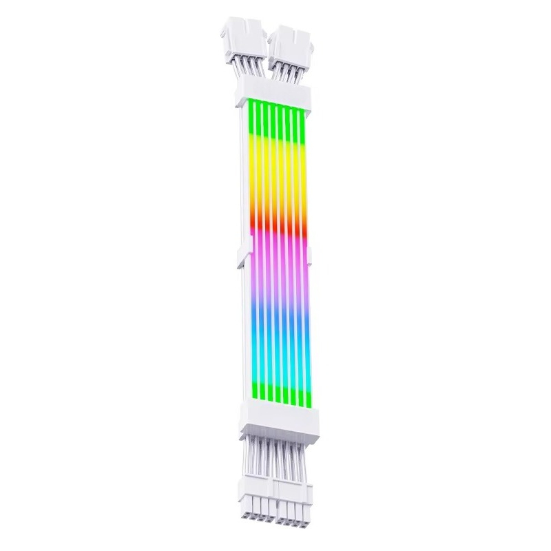 Psu Computer - ARGB 28ピン LED 延長ケーブル GPU ゲーミング