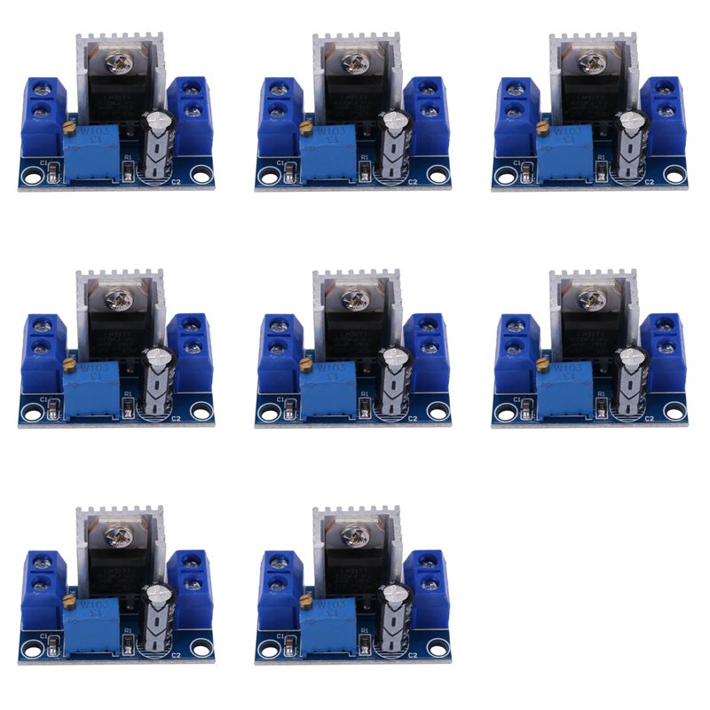 Pc Power Supply - 8X LM317 DC-DC 1.5A 1.2-37V 調整可能な電源ボード