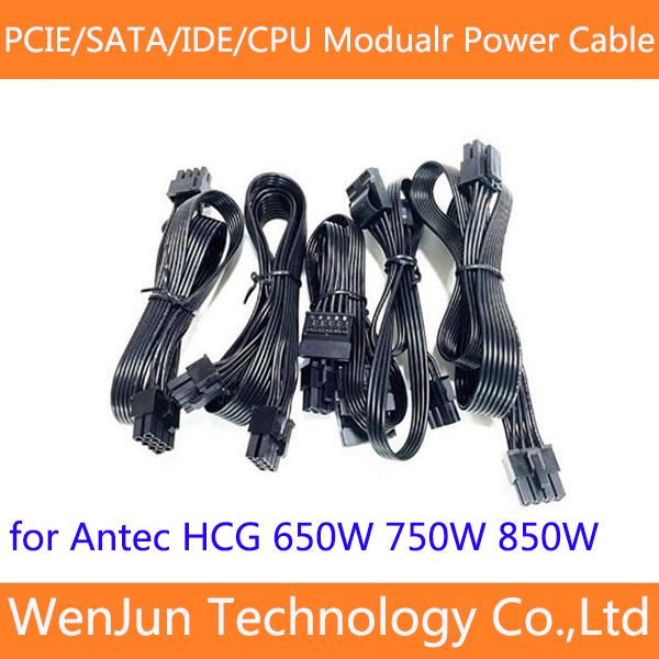Power Supply 650W - Antec hcg,pci-e,6 2ピン,cpu,8ピン,4 sata,850w,750w,650w,w,高品質用モジュラー電源ケーブル