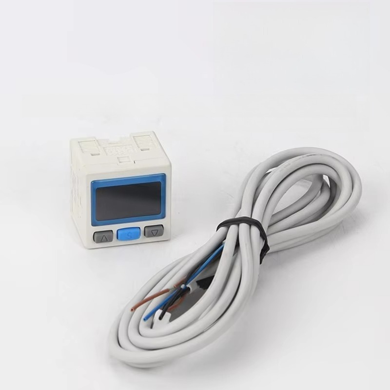 Power Supply 12V - ZSE ISE30AおよびZSE ISEシリーズ用デジタル圧力真空センサー、12V 24V電源付き高精度空気圧センサー