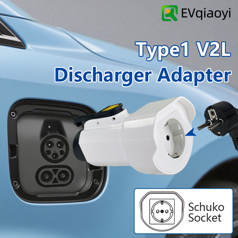 EVqiaoyi Type1 V2L放電アダプター、EUソケ - Pc Power Supply のレビューと価格