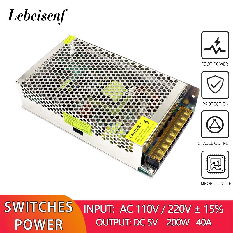 110/220V AC から DC への変換 5V 40A  - Smps Power Supply のレビューと価格