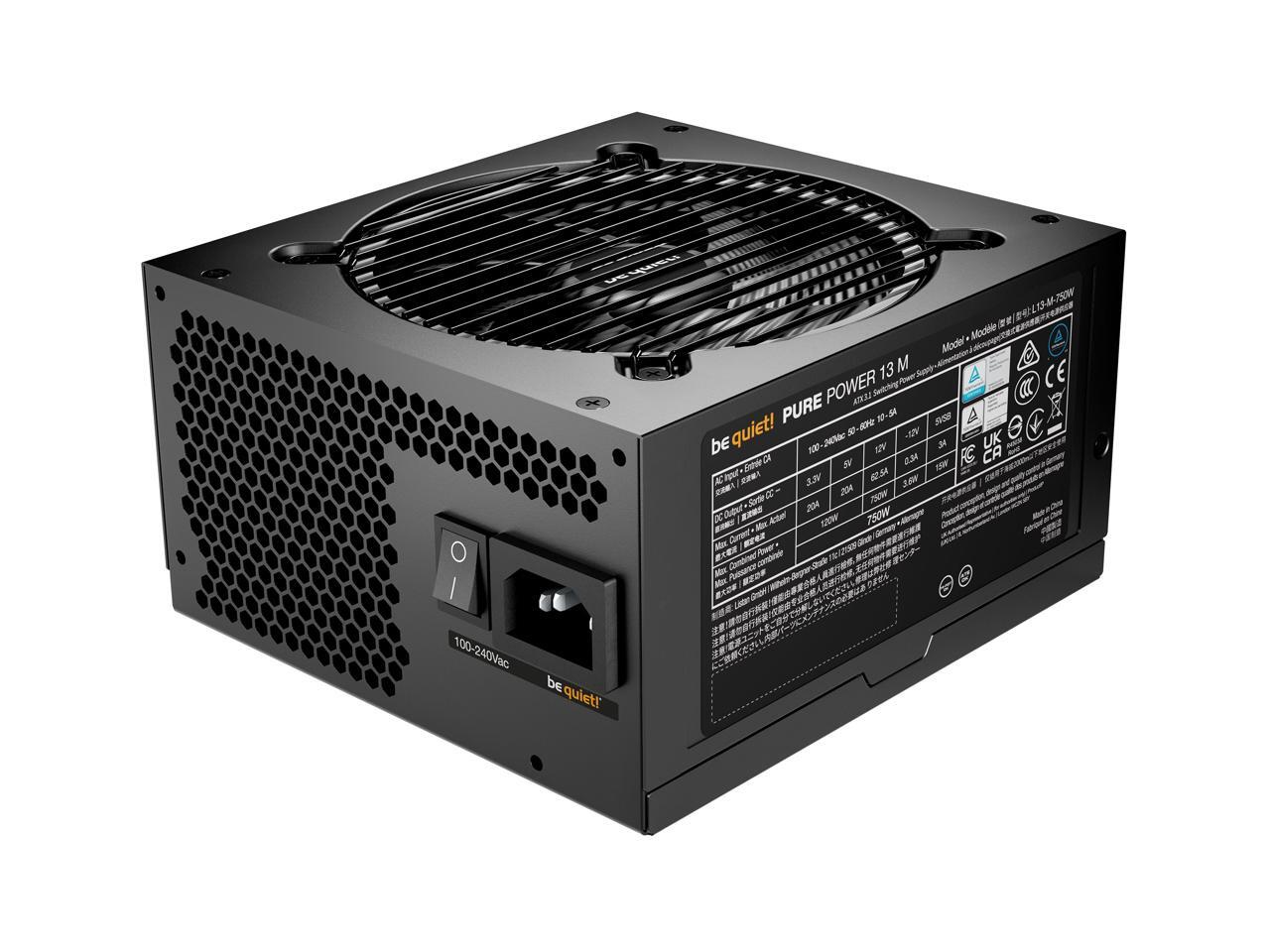 静かにしろ！ ピュアパワー 13M 750W ATX 3.1 - Power Supply 750W のレビューと価格