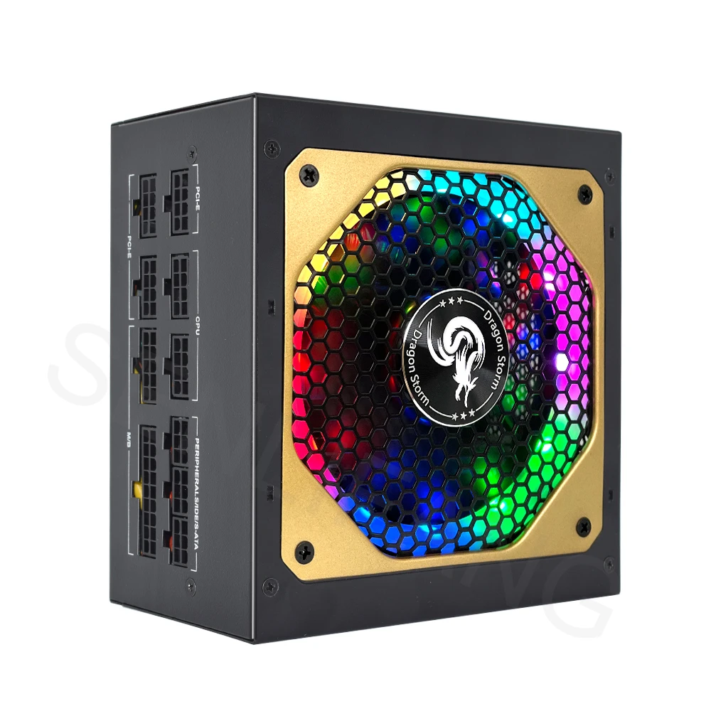 ATX 850W フルモジュラー RGB 80Plus Go - Psu Computer のレビューと価格