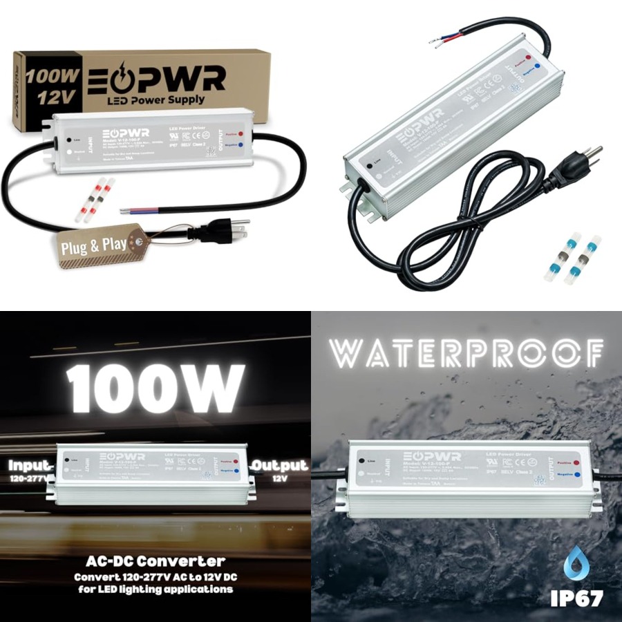 LED ドライバー防水 IP67 電源 AC120-277V - Ac Power Supply のレビューと価格