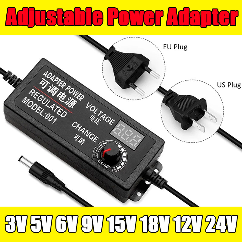 AC DC 3V 5V 9V 12V 24V調整可能電源ディ - Smps Power Supply のレビューと価格